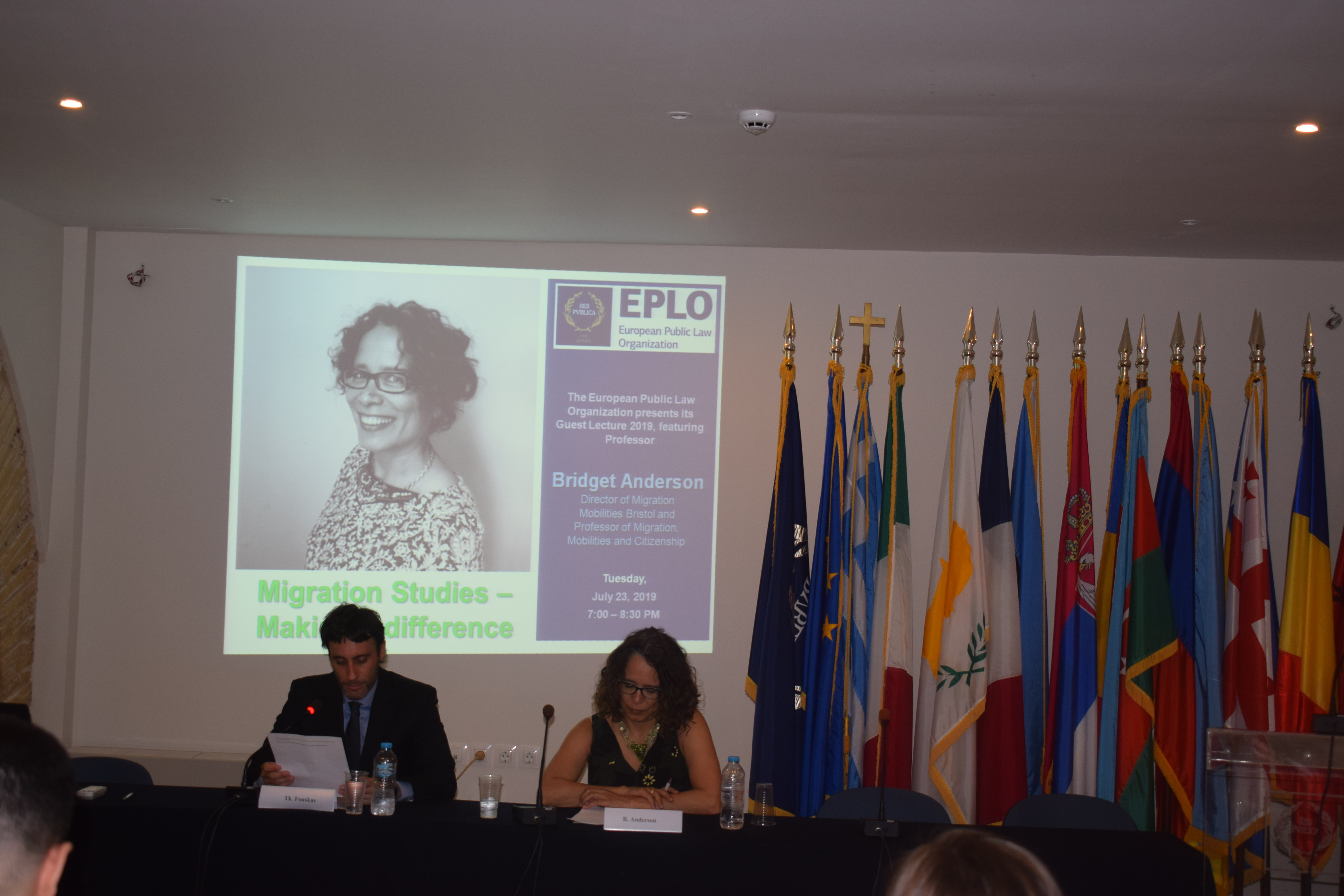 Professor Bridget Anderson lectures on Μigration