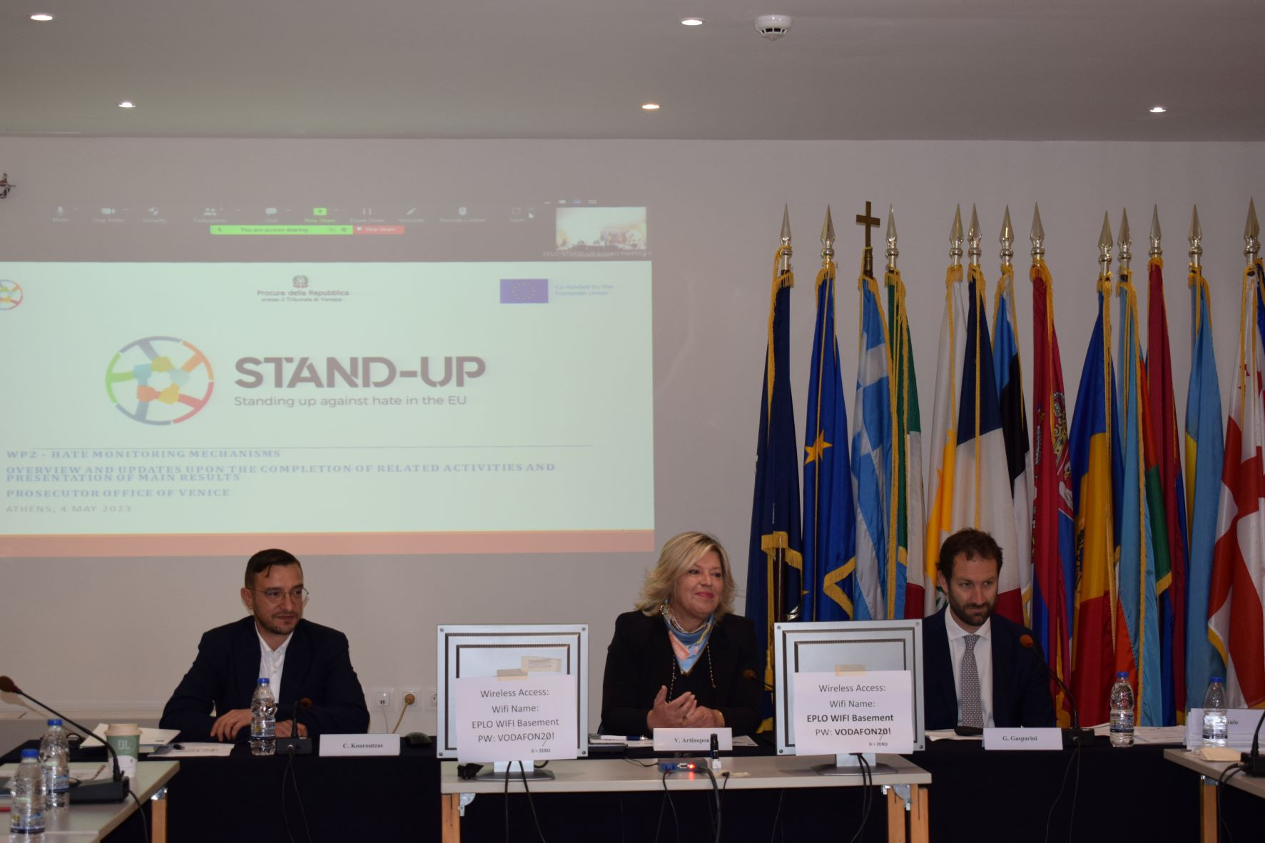 Meeting of the 3rd Steering Committee  of the "STAND UP" project in Athens