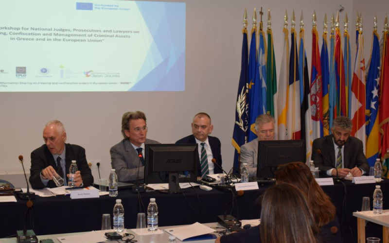 RINSE Project Training for Judges and Prosecutors on Freezing, Confiscation and Management of Criminal Assets in Greece and in the European Union