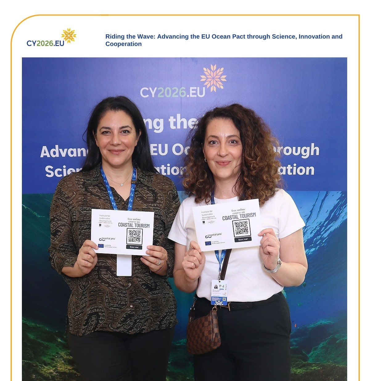 EPLO's Institute for Sustainable Development participates in “Riding the Wave” Conference in Cyprus