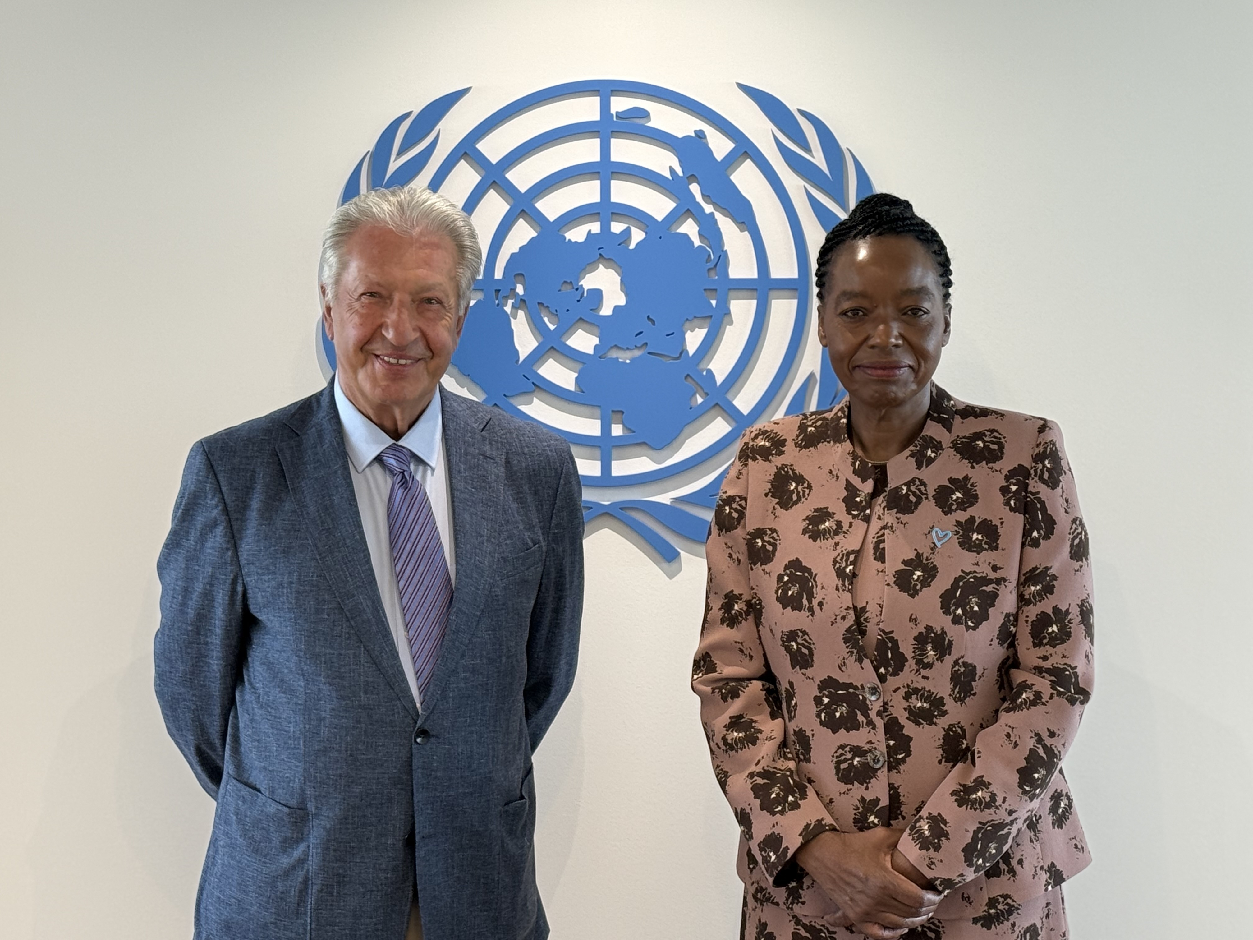 Ambassador Zvekić Meets with the New Executive Director of UNODC and Director-General of UNOV