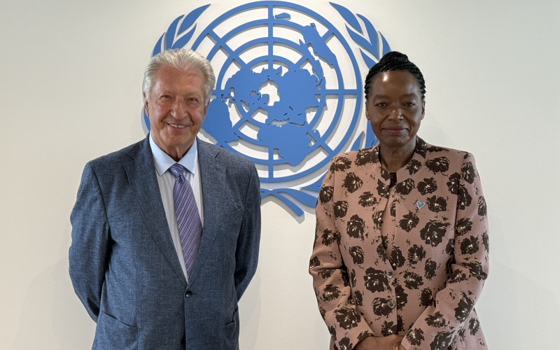 Ambassador Zvekić Meets with the New Executive Director of UNODC and Director-General of UNOV
