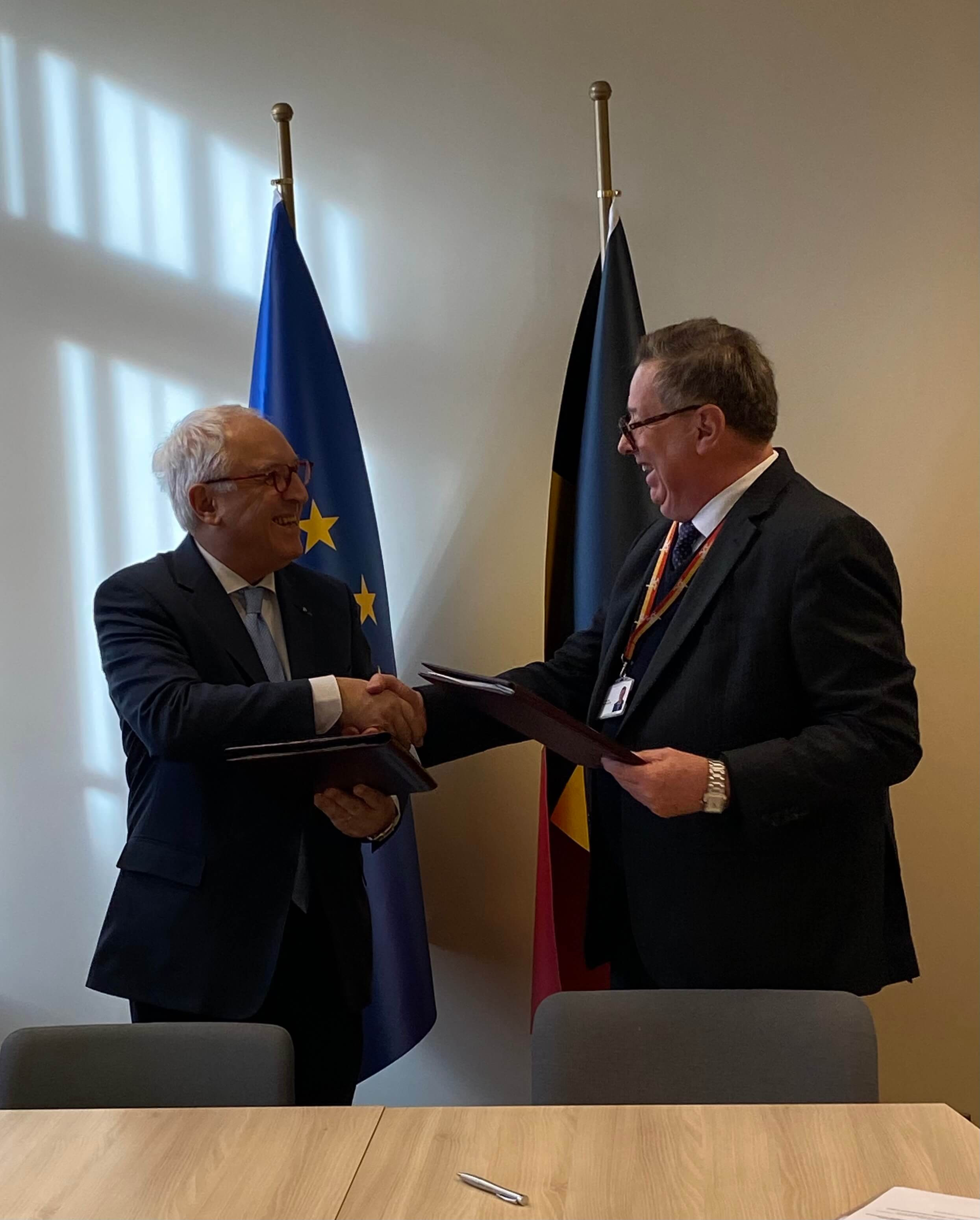 Signature of Headquarters Agreement between the Kingdom of Belgium and EPLO