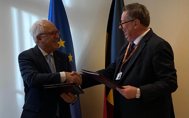 Signature of Headquarters Agreement between the Kingdom of Belgium and EPLO