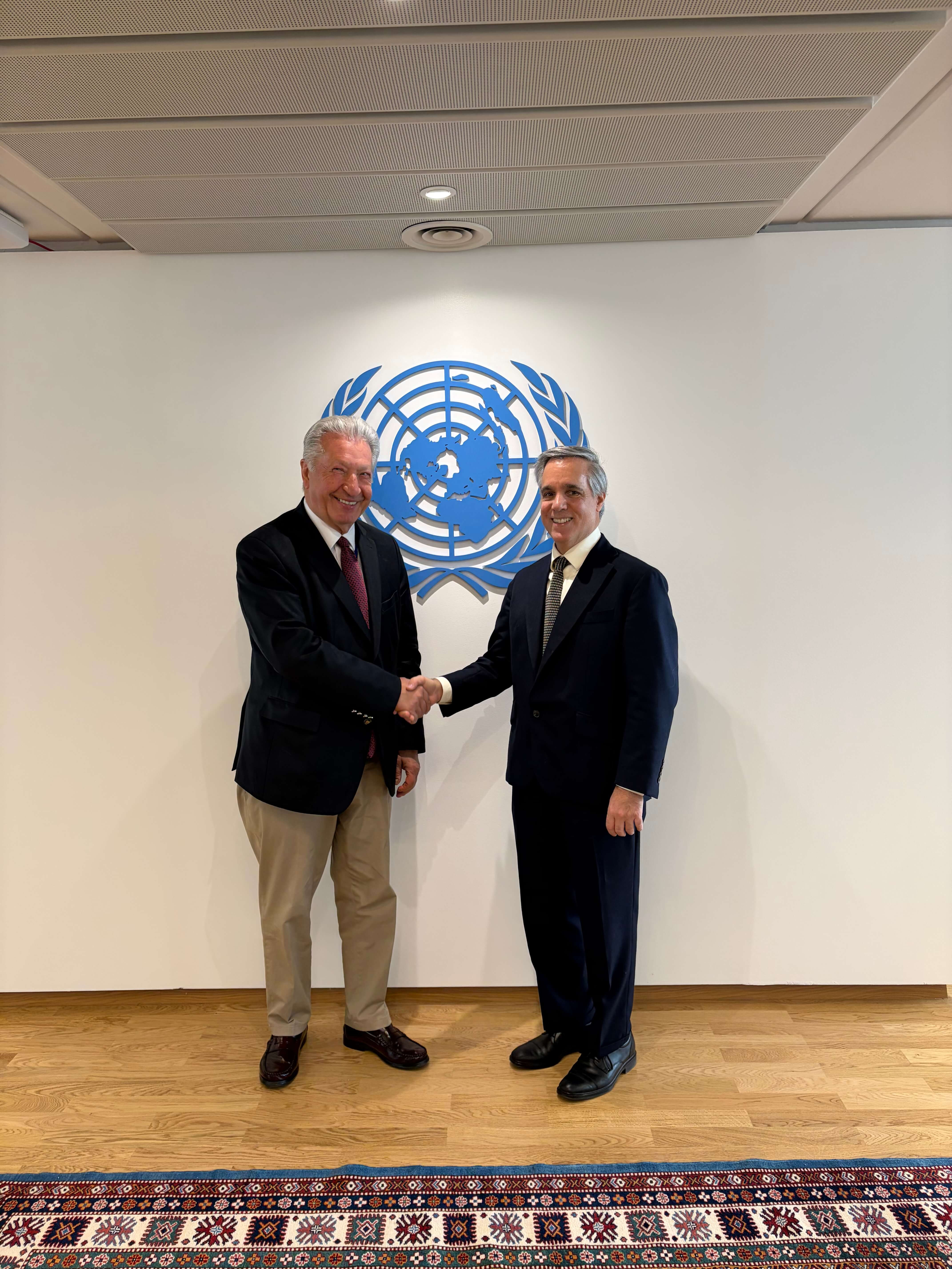 EPLO Ambassador Dr. Ugljesa Zvekic Bids Farewell to Mr. John Brandolino at UNODC