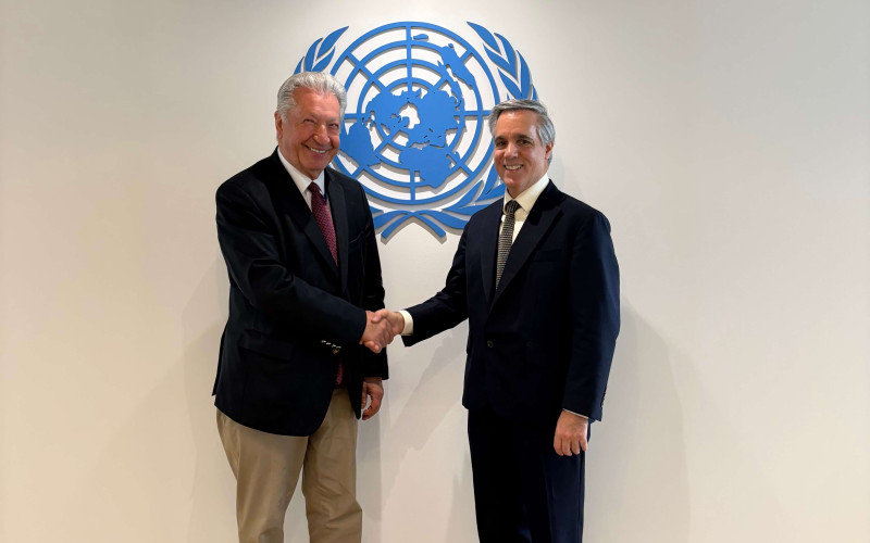 EPLO Ambassador Dr. Ugljesa Zvekic Bids Farewell to Mr. John Brandolino at UNODC