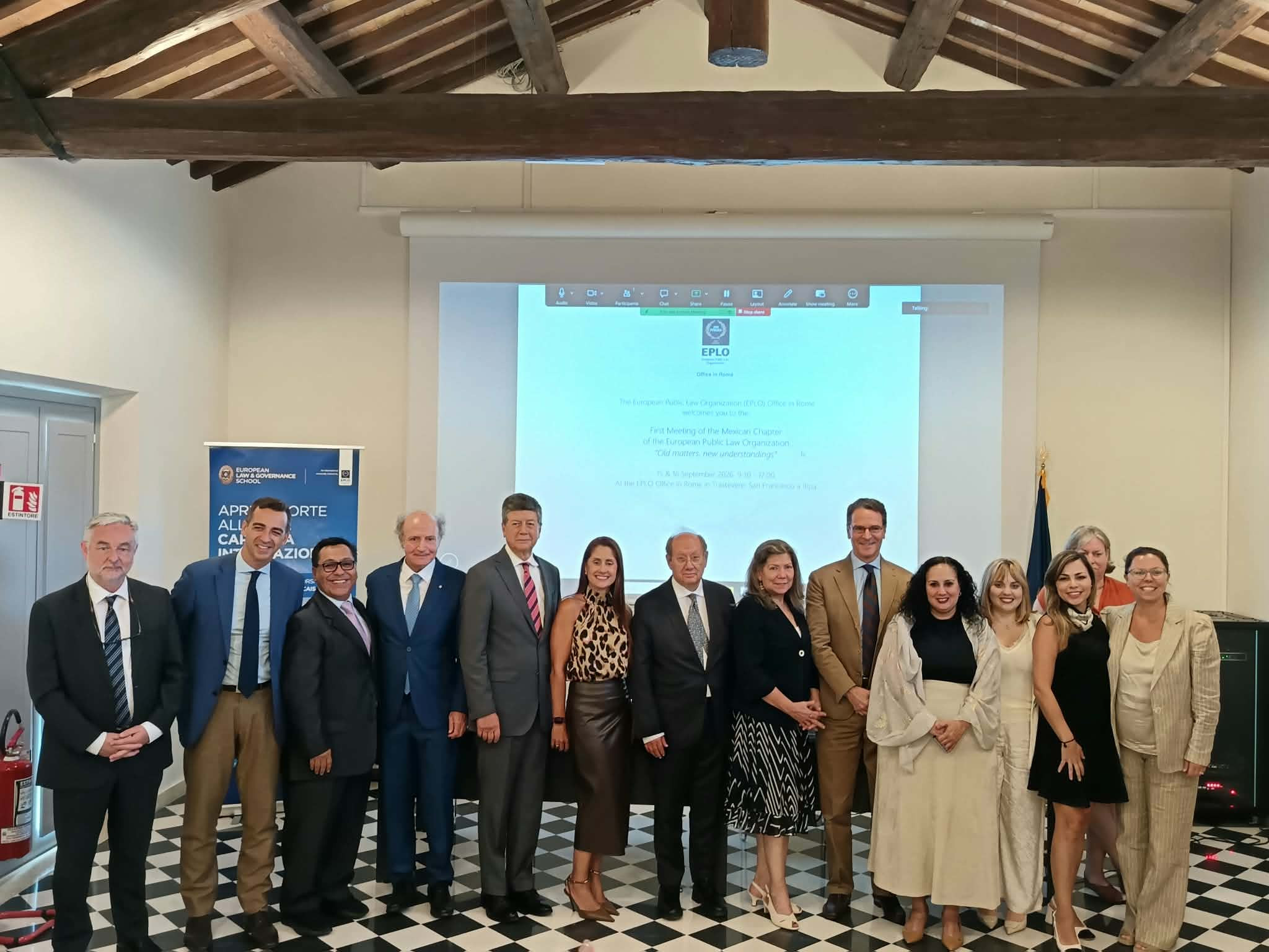 First Meeting of the EPLO's Mexican Chapter Concludes in Rome