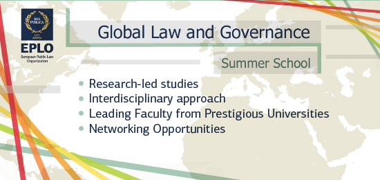 Global Law & Governance Summer School:  Extended Deadline for Αpplications
