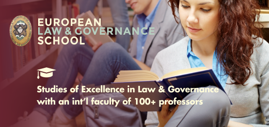 ANNOUNCEMENT  for Italian citizens  to attend the European Law and Governance School  Degree Programs