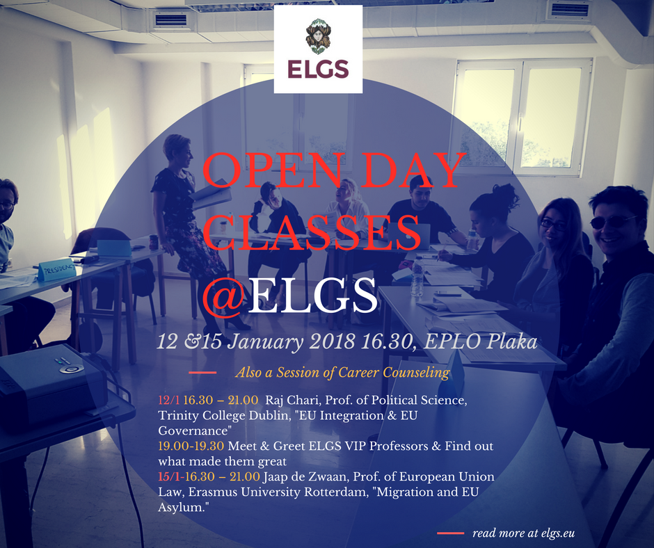 Open Day Lectures@ELGS