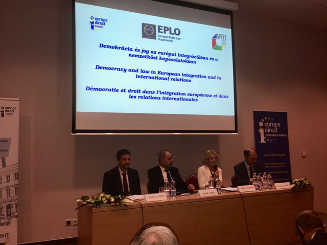 International conference in Hungary by the EPLO & the University of Szeged