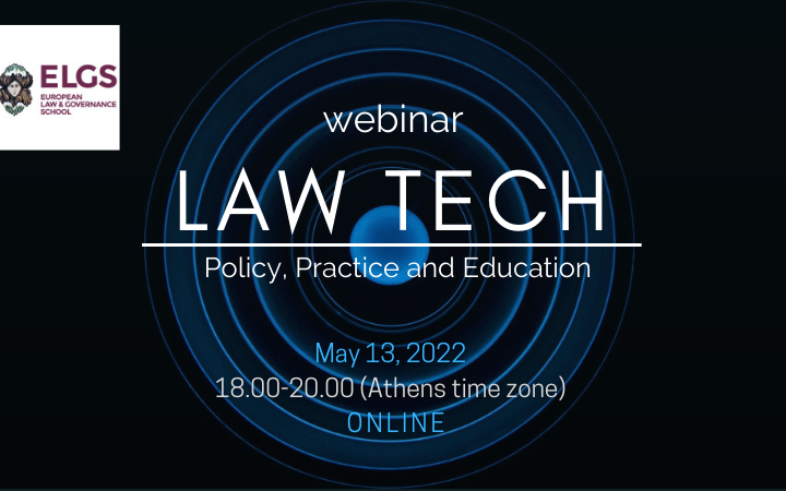LAW TECH Webinar by the ELGS