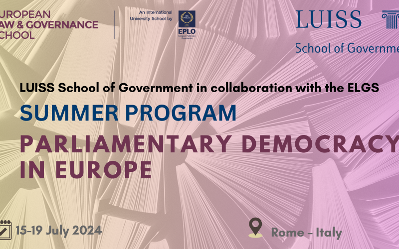 EPLO Scholarships for the Summer Program on Parliamentary Democracy at LUISS Rome