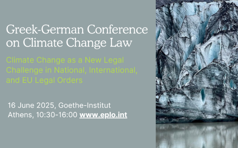 Greek-German Conference on Climate Change Law