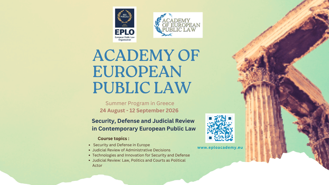 Security, Defense and Judicial Review in Contemporary European Public Law