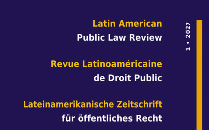 Latin American Public Law Review Call for Papers (issue 1 • 2027) 