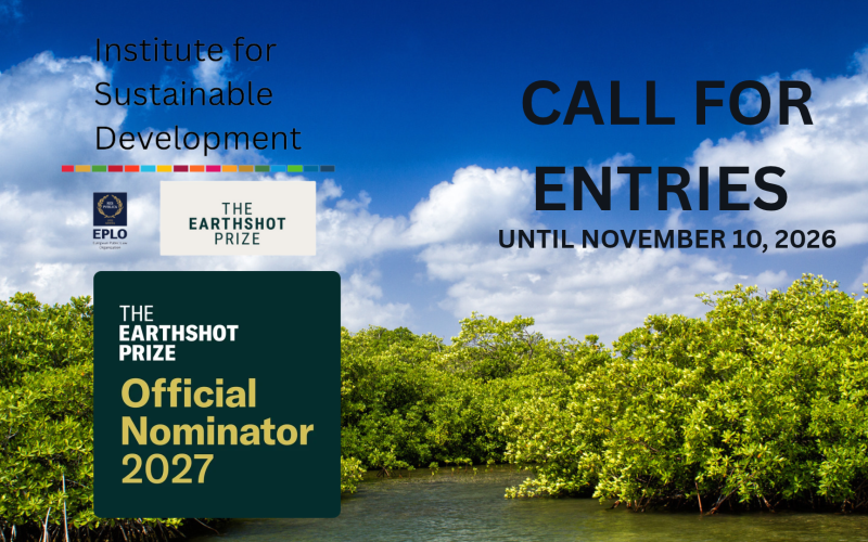 Earthshot Prize 2027: ISD–EPLO Invites Submissions for Environmental Solutions