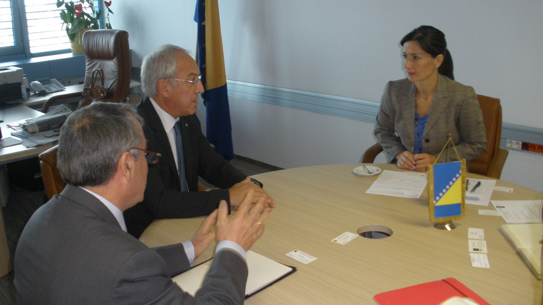 The EPLO Director Meets with the Deputy Minister for Civil Affairs of Bosnia and Herzegovina