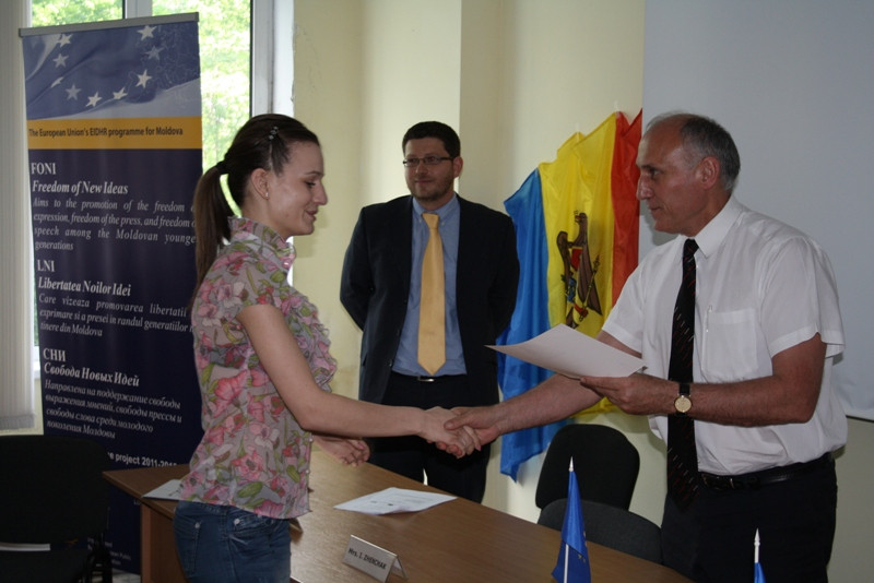 Papers on the Realization of Freedom of the Press and Freedom of Expression in Moldova are awarded in the framework of the project FONI