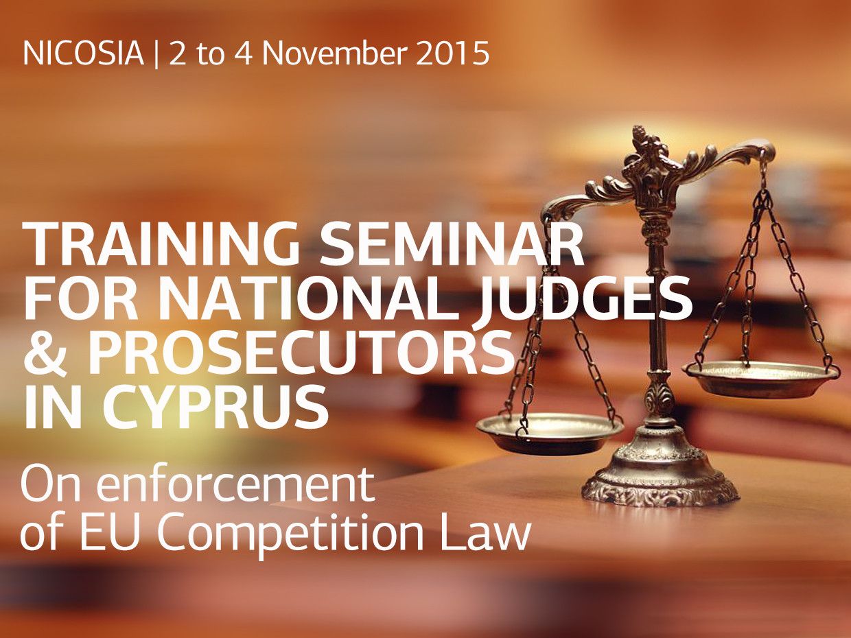 Training Seminar on Competition Law for Judges  in Cyprus