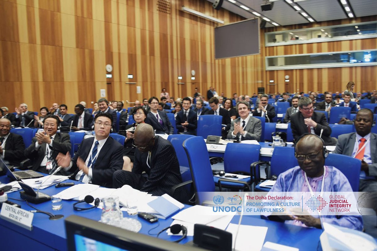 Academy for Transparency & Human Rights at the launch of UNODC’s “Global Judicial Integrity Network"