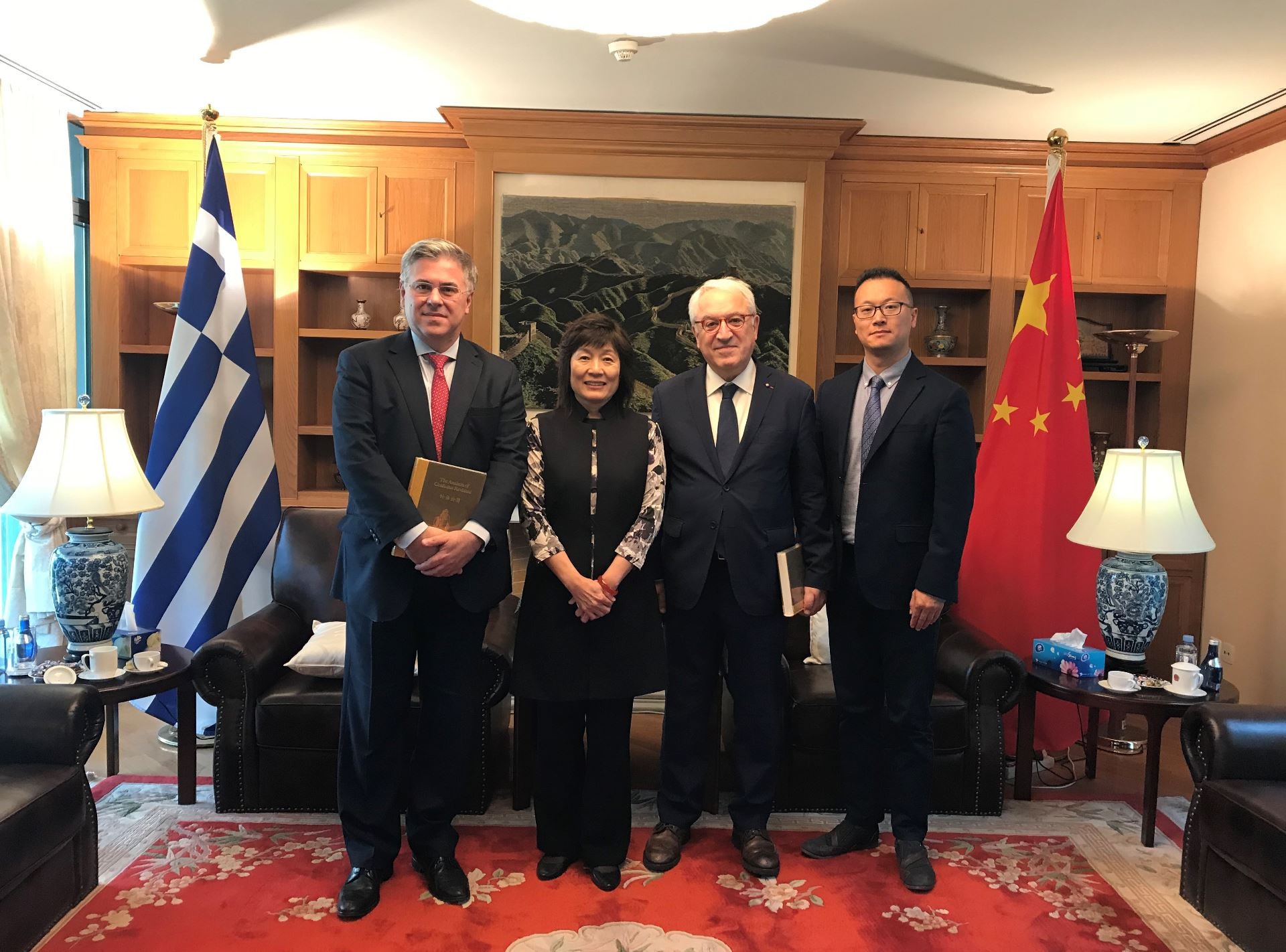 EPLO Director meets with the new Ambassador of China in Greece