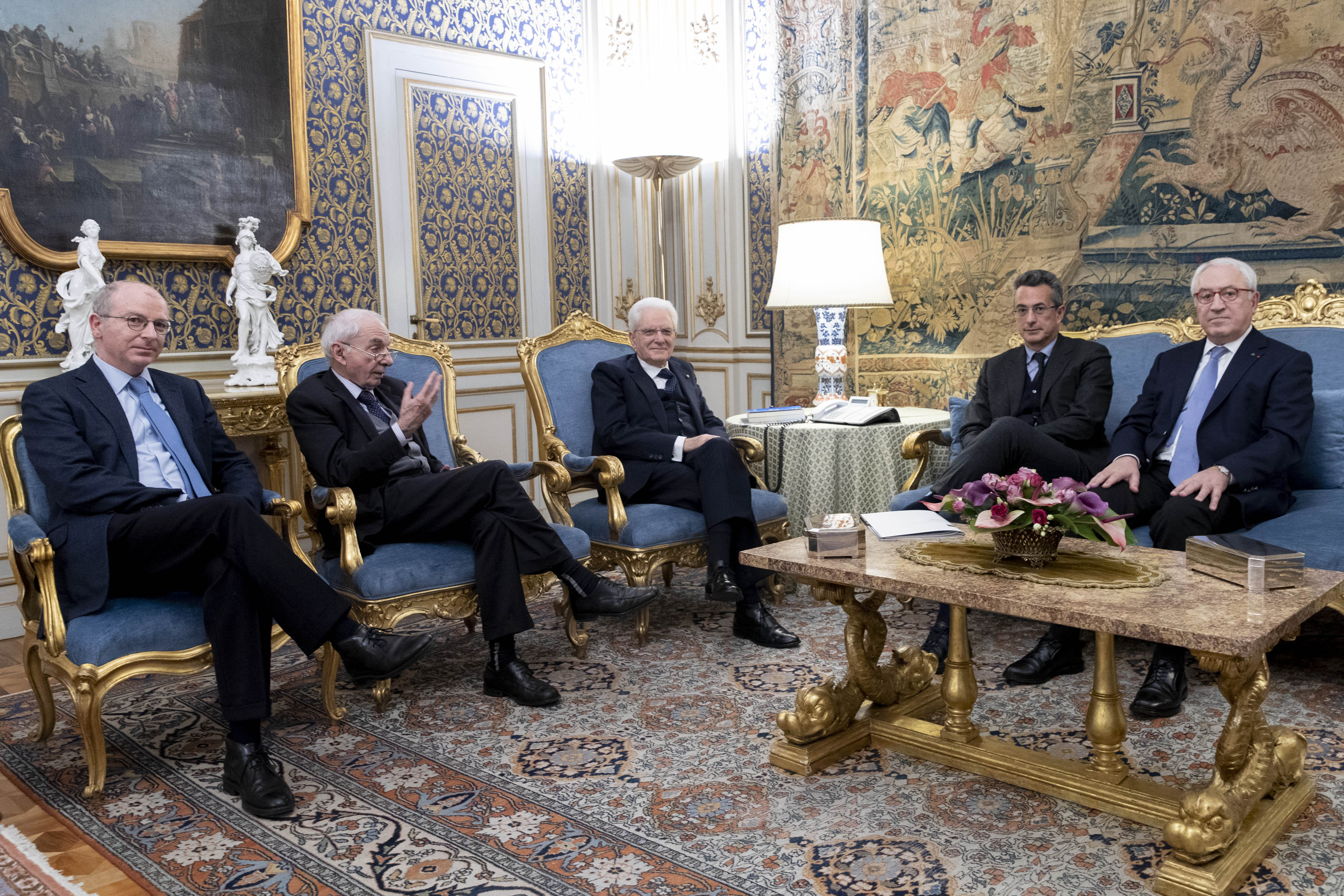 EPLO Official Visit to H.E. the President of the Italian Republic