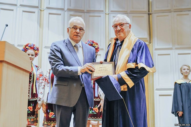 S.Flogaitis: Honorary Doctor of the State University of Mariupol and Official Visit in Mariupol