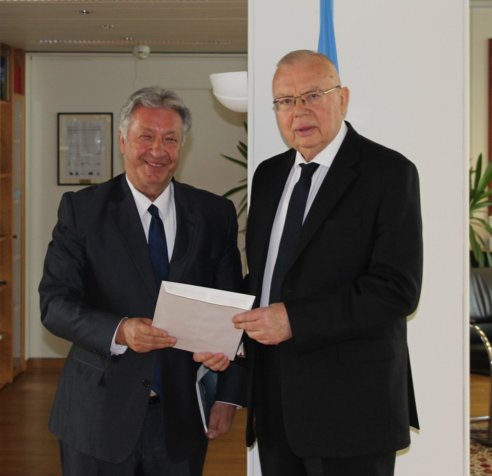 Accreditation ceremony for the EPLO Permanent Οbserver to the UN (Vienna)