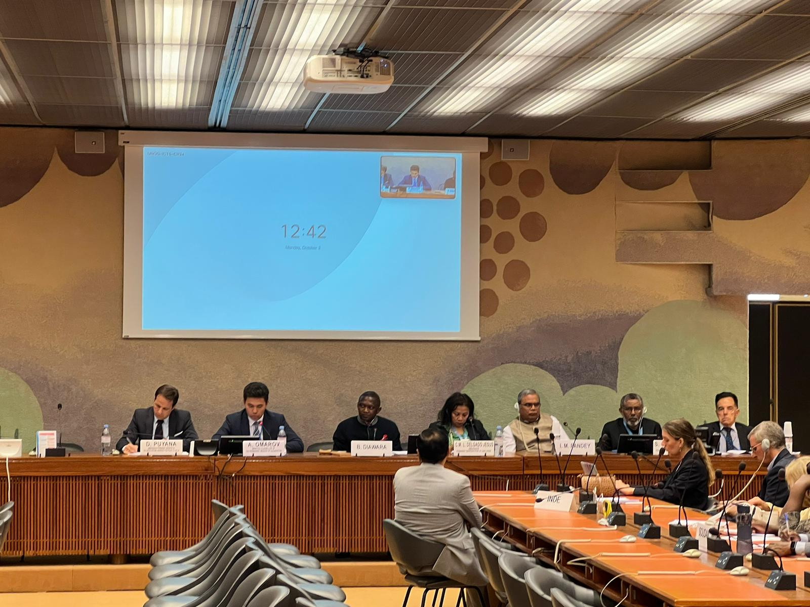 EPLO Ambassador at the celebration of the International Day of Non-Violence