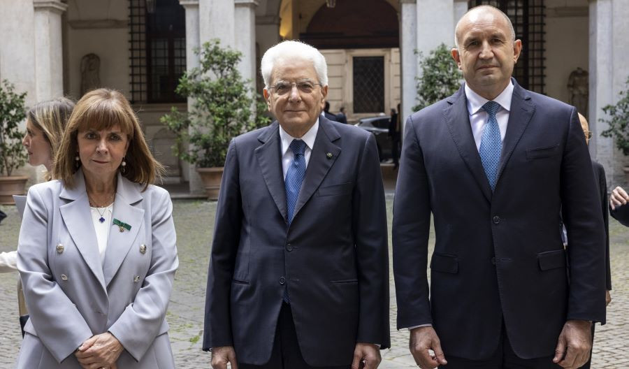 Three Presidents attending the inaugural ceremony of the EPLO office in Rome