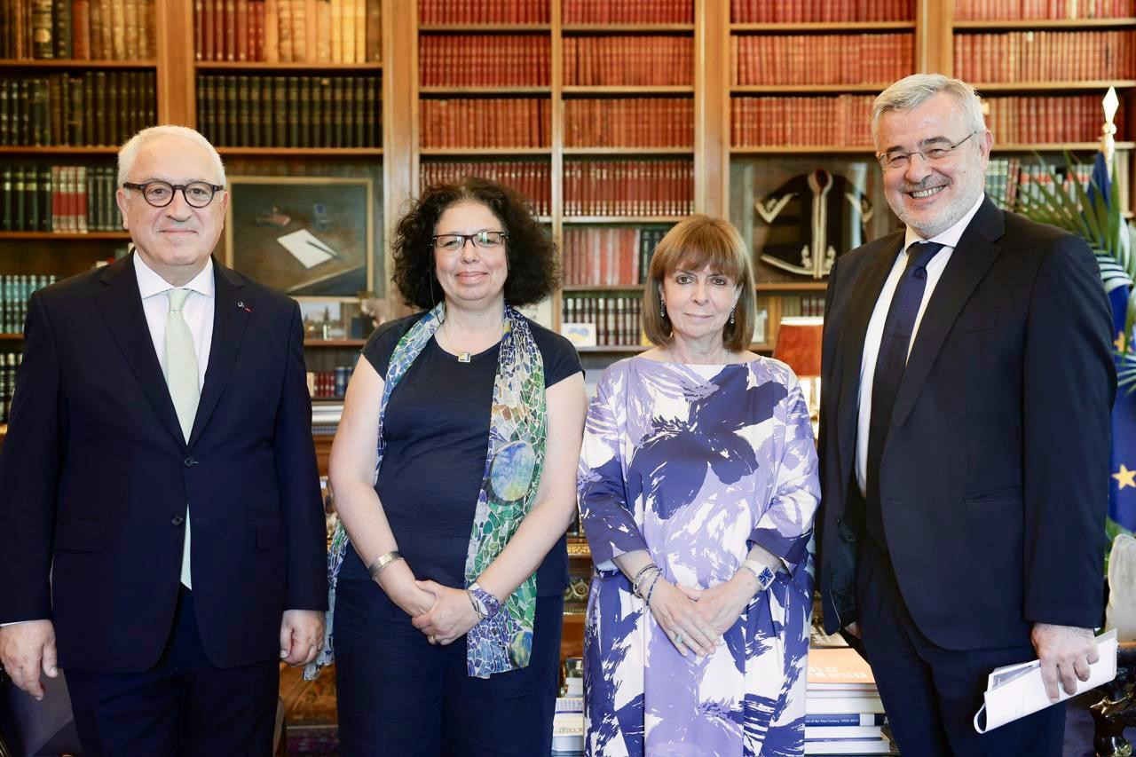 The EPLO Institutes for Justice and Development and for Private Law, Data Protection and Technology  visited the President of the Hellenic Republic