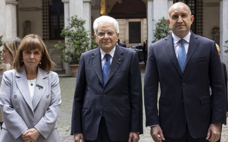 Three Presidents attending the inaugural ceremony of the EPLO office in Rome