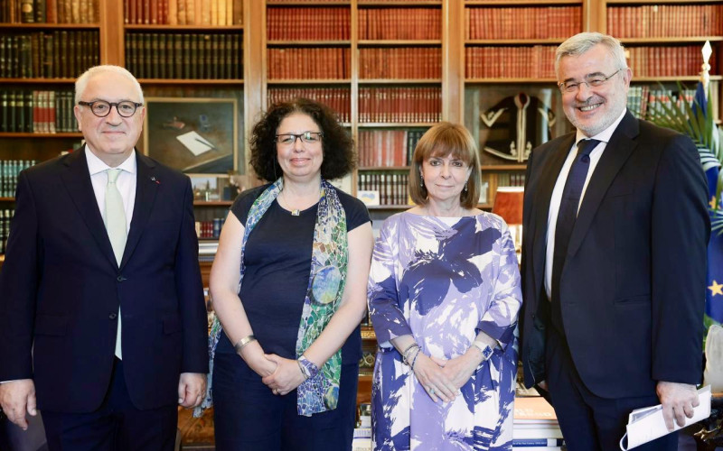 The EPLO Institutes for Justice and Development and for Private Law, Data Protection and Technology  visited the President of the Hellenic Republic