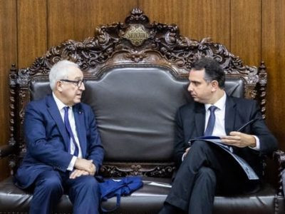 Director of EPLO meets Senator Pacheco in Brazil