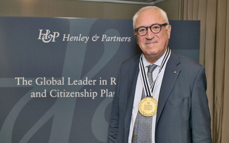 EPLO Director Prof S. Flogaitis receives the 2025 Global Citizen Award in London