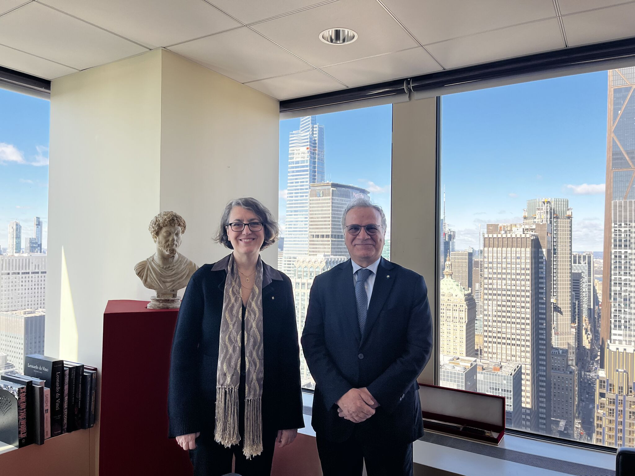 EPLO Permanent Representative Meets with the Permanent Representative of Italy to the United Nations