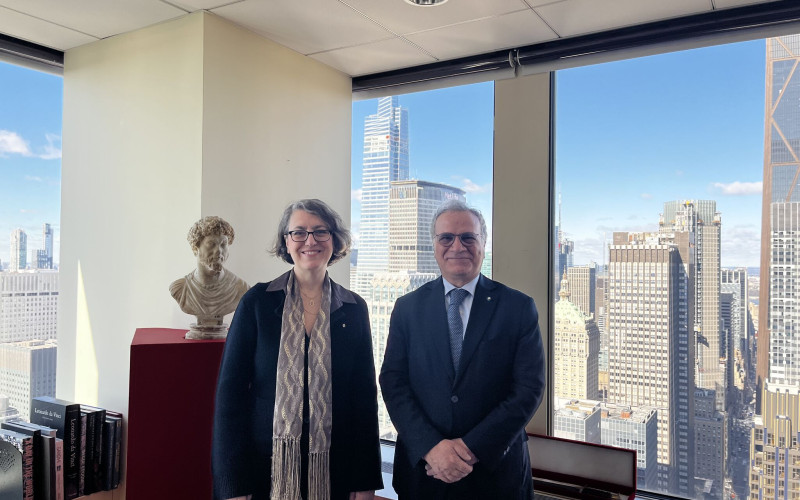 EPLO Permanent Representative Meets with the Permanent Representative of Italy to the United Nations