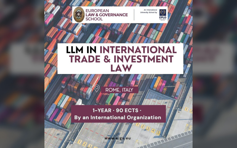Introducing the NEW LLM in International Trade and Investment Law